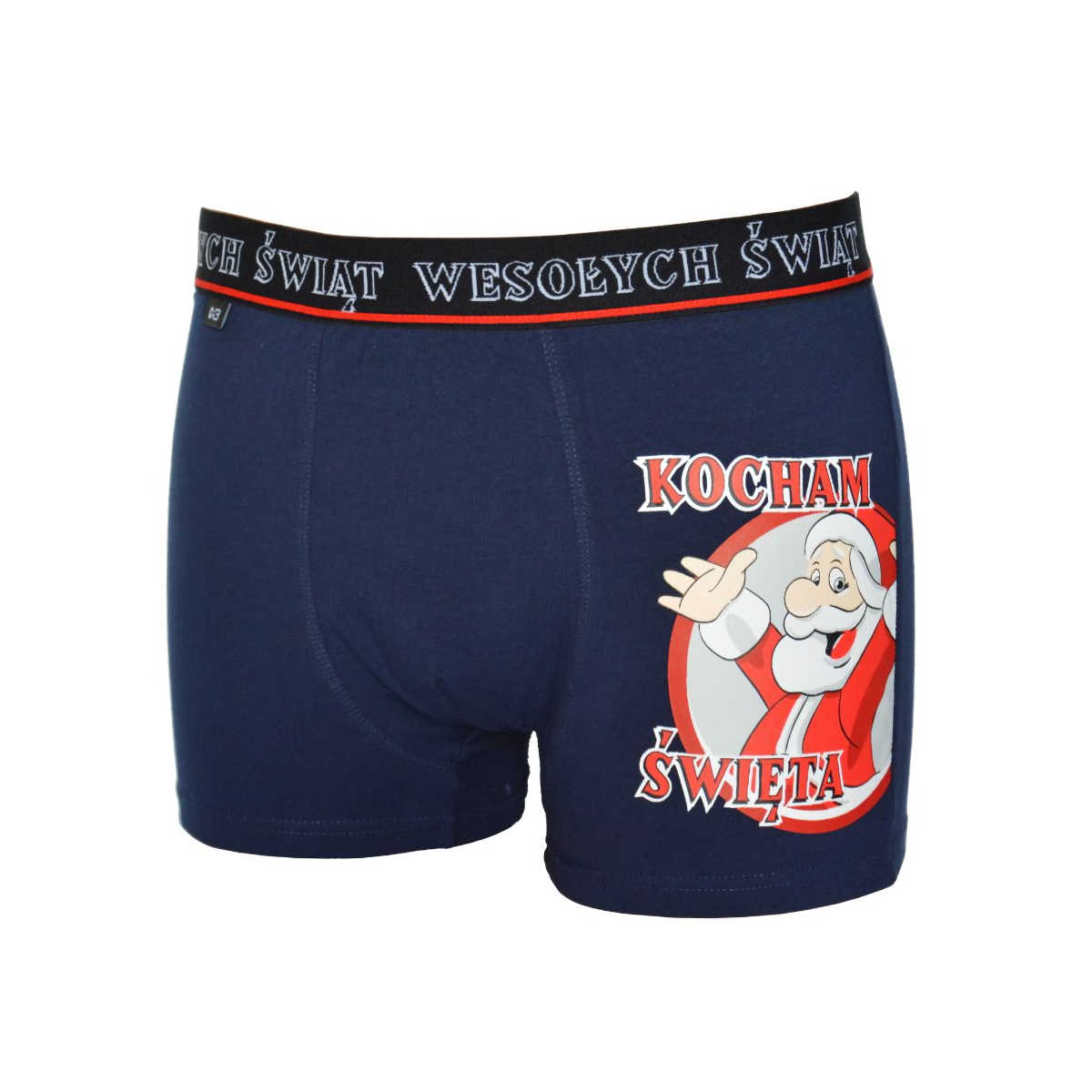 Bokserki męskie świąteczne z mikołajem - obrazek 3